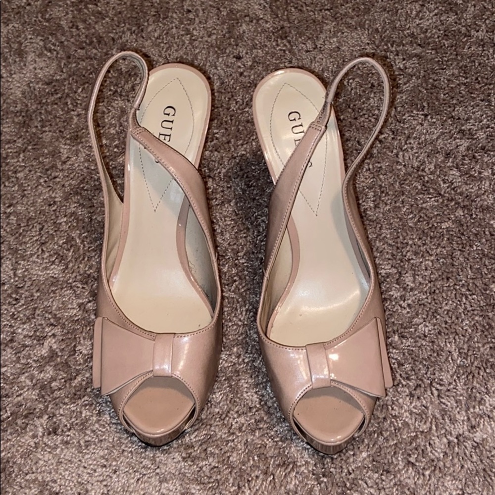 Guess nude heels.